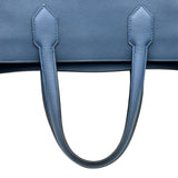 エルメス HERMES マキシボックスカバス30 A刻印 ブルーアガット シルバー金具 エバーカラー レディース トートバッグ