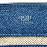 エルメス HERMES マキシボックスカバス30 A刻印 ブルーアガット シルバー金具 エバーカラー レディース トートバッグ