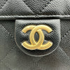 シャネル CHANEL CHANEL25 スモール AS5293 ブラック ゴールド金具 キャビアスキン レディース ショルダーバッグ