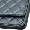シャネル CHANEL マトラッセチェーンウォレット AP0250 ブラック ゴールド金具 キャビアスキン レディース ショルダーバッグ