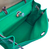 エルメス HERMES エールバッグジップMM □R刻印 バンブー・ナチュラル シルバー金具 トワル・ハンター レディース ショルダーバッグ