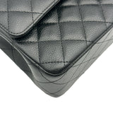 シャネル CHANEL マトラッセ25 A01112 ブラック シルバー金具 キャビア レディース ショルダーバッグ