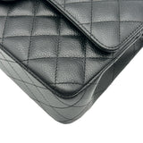 シャネル CHANEL マトラッセ25 A01112 ブラック シルバー金具 キャビア レディース ショルダーバッグ