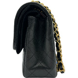 シャネル CHANEL マトラッセ23 A01113 ブラック ゴールド金具 キャビア レディース ショルダーバッグ