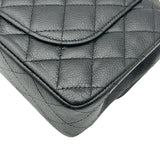 シャネル CHANEL マトラッセ23 A01113 ブラック ゴールド金具 キャビア レディース ショルダーバッグ