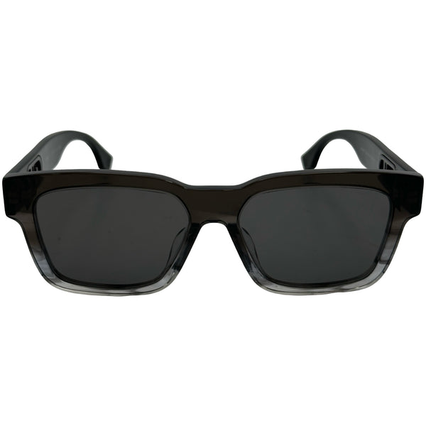 【美品】フェンディ　サングラス　FS346 イタリア製　サイドズッカ柄　ブラック フェンディ FENDI OLOCKサングラス FE40107F ブラック プラスチック