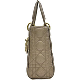クリスチャン・ディオール Christian Dior レディディオール スモール シルバー系/ゴールド金具 ラムスキン レディース ハンドバッグ
