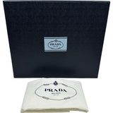 プラダ PRADA トライアングルロゴショルダー 1N204X ブラウン系/ゴールド金具 ベロア レディース ショルダーバッグ