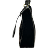 プラダ PRADA トライアングルロゴショルダー 1N204X ブラウン系/ゴールド金具 ベロア レディース ショルダーバッグ