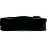 プラダ PRADA トライアングルロゴショルダー 1N204X ブラウン系/ゴールド金具 ベロア レディース ショルダーバッグ