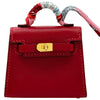 エルメス HERMES ケリーツイリーチャーム Y刻印 ルージュヴィフ/ゴールド金具 タデラクト/シルク レディース チャーム