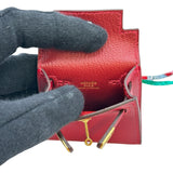 エルメス HERMES ケリーツイリーチャーム Y刻印 ルージュヴィフ/ゴールド金具 タデラクト/シルク レディース チャーム