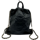 シャネル CHANEL CHANEL22 バックパック AS3859 ブラック/ゴールド金具 シャイニーカーフ レディース リュック・デイパック