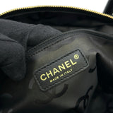 シャネル CHANEL トリプルココマークハンドルバッグ 9番台 ブラック/ゴールド金具 ラムスキン レディース ハンドバッグ