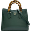 グッチ GUCCI ダイアナミディアムトートバッグ 853226 グリーン/ゴールド金具 レザー レディース トートバッグ