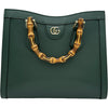 グッチ GUCCI ダイアナミディアムトートバッグ 853226 グリーン/ゴールド金具 レザー レディース トートバッグ