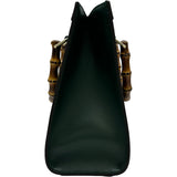 グッチ GUCCI ダイアナミディアムトートバッグ 853226 グリーン/ゴールド金具 レザー レディース トートバッグ