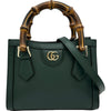 グッチ GUCCI ダイアナスモールトートバッグ 832936 グリーン/ゴールド金具 レザー レディース トートバッグ