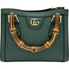 グッチ GUCCI ダイアナスモールトートバッグ 832936 グリーン/ゴールド金具 レザー レディース トートバッグ