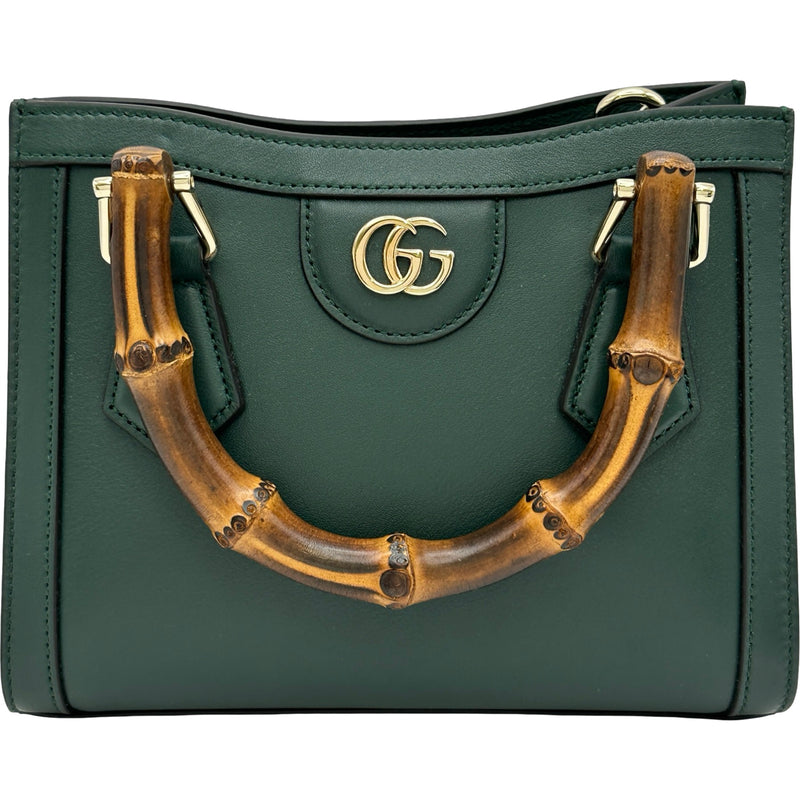 グッチ GUCCI ダイアナスモールトートバッグ 832936 グリーン/ゴールド