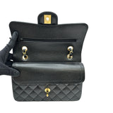 シャネル CHANEL マトラッセ23 A01113 ブラック/ゴールド金具 キャビアスキン レディース ショルダーバッグ