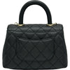シャネル CHANEL ココハンドルXXS AS2215 ブラック/ゴールド金具 キャビアスキン レディース ショルダーバッグ