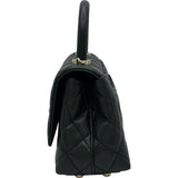 シャネル CHANEL ココハンドルXXS AS2215 ブラック/ゴールド金具 キャビアスキン レディース ショルダーバッグ