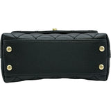 シャネル CHANEL ココハンドルXXS AS2215 ブラック/ゴールド金具 キャビアスキン レディース ショルダーバッグ