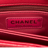 シャネル CHANEL ココハンドルXS A92900 レッド ゴールド金具 キャビアスキン レディース ショルダーバッグ
