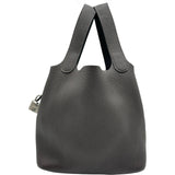 エルメス HERMES ピコタンロックPM K刻印 エベンヌ シルバー金具 トリヨンクレマンス レディース ハンドバッグ