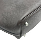 エルメス HERMES ピコタンロックPM K刻印 エベンヌ シルバー金具 トリヨンクレマンス レディース ハンドバッグ