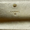シャネル CHANEL マトラッセロングウォレット A50096 18番台 ゴールド ゴールド金具 ラムスキン レディース 長財布