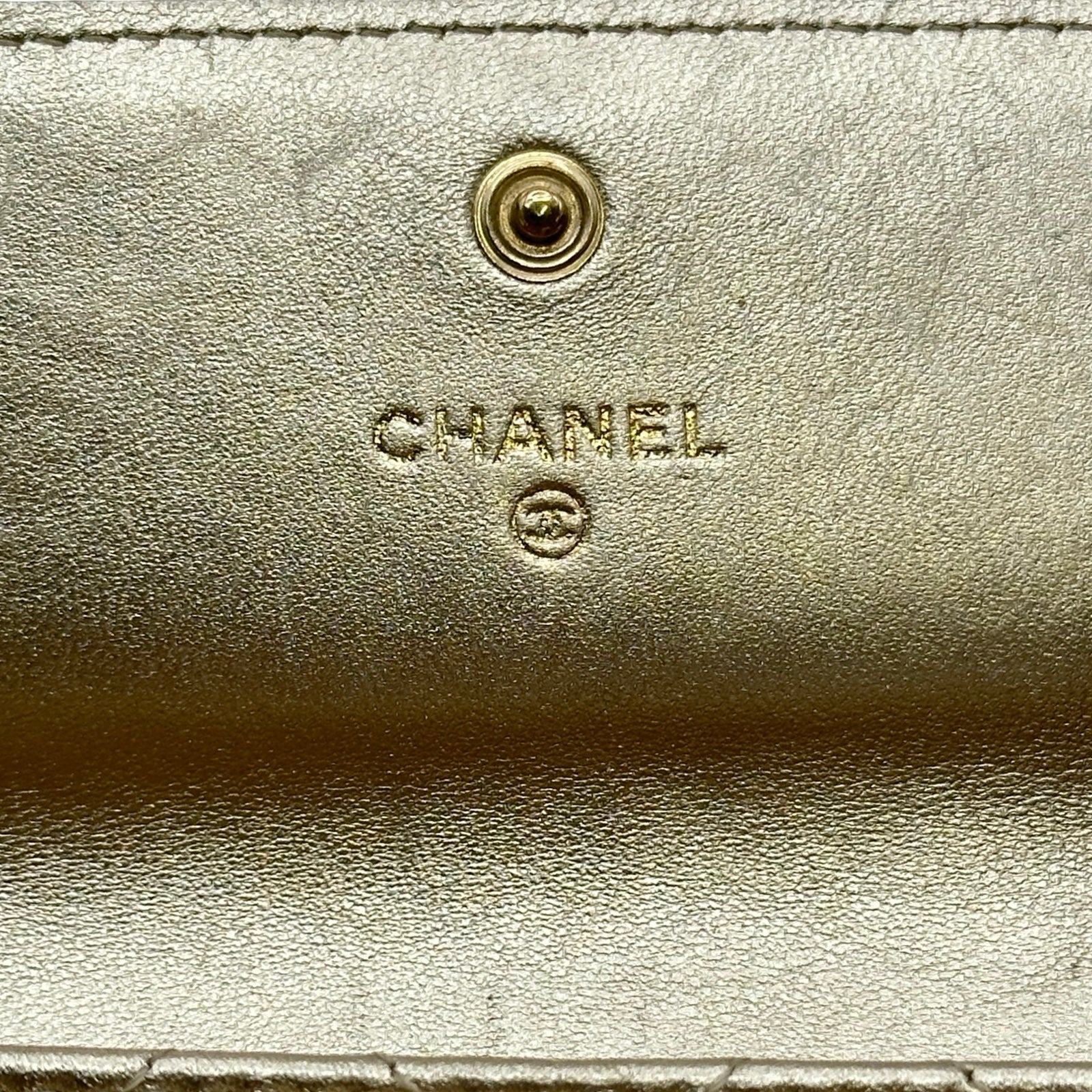 シャネル CHANEL マトラッセロングウォレット A50096 18番台 ゴールド