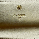シャネル CHANEL マトラッセロングウォレット A50096 18番台 ゴールド ゴールド金具 ラムスキン レディース 長財布