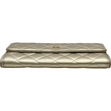 シャネル CHANEL マトラッセロングウォレット A50096 18番台 ゴールド ゴールド金具 ラムスキン レディース 長財布