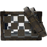 ルイ・ヴィトン LOUIS VUITTON スリムソフトトランク M20871 ブラウン モノグラム・チェス メンズ ショルダーバッグ