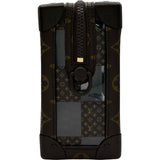 ルイ・ヴィトン LOUIS VUITTON スリムソフトトランク M20871 ブラウン モノグラム・チェス メンズ ショルダーバッグ