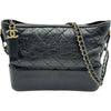 シャネル CHANEL ガブリエルドゥシャネルホーボーミディアム A93824 24番台 ブラック シルバー金具/ゴールド金具 エイジドカーフ レディース ショルダーバッグ