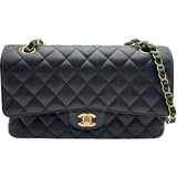 シャネル CHANEL マトラッセ25 A01112 ブラック ゴールド金具 キャビアスキン レディース ショルダーバッグ