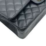 シャネル CHANEL マトラッセ25 A01112 ブラック ゴールド金具 キャビアスキン レディース ショルダーバッグ