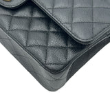 シャネル CHANEL マトラッセ25 A01112 ブラック ゴールド金具 キャビアスキン レディース ショルダーバッグ