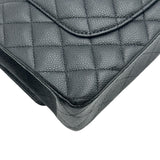 シャネル CHANEL マトラッセ25 A01112 ブラック ゴールド金具 キャビアスキン レディース ショルダーバッグ