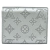 ルイ・ヴィトン LOUIS VUITTON ポルトフォイユ・イリス コンパクト M26706 シルバー マヒナ レディース 二つ折り財布