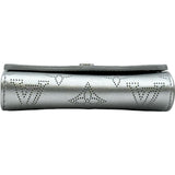 ルイ・ヴィトン LOUIS VUITTON ポルトフォイユ・イリス コンパクト M26706 シルバー マヒナ レディース 二つ折り財布