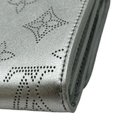 ルイ・ヴィトン LOUIS VUITTON ポルトフォイユ・イリス コンパクト M26706 シルバー マヒナ レディース 二つ折り財布