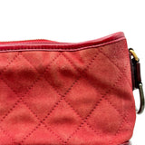 シャネル CHANEL ガブリエルドゥシャネルスモールホーボー A91810 24番台 レッド ゴールド金具 レザー/スエード レディース ショルダーバッグ