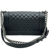 シャネル CHANEL ボーイシャネル25 A67086 ブラック シルバー金具 キャビアスキン レディース ショルダーバッグ