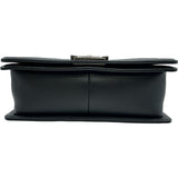 シャネル CHANEL ボーイシャネル25 A67086 ブラック シルバー金具 キャビアスキン レディース ショルダーバッグ