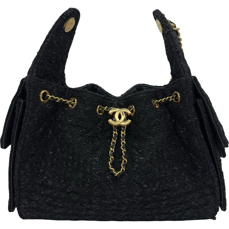 シャネル CHANEL CHANEL25 スモール AS5293 ブラック ゴールド金具