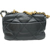 シャネル CHANEL CHANEL19 バッグ AS1160 30番台 ブラック ゴールド金具 シャイニーカーフスキン レディース ショルダーバッグ
